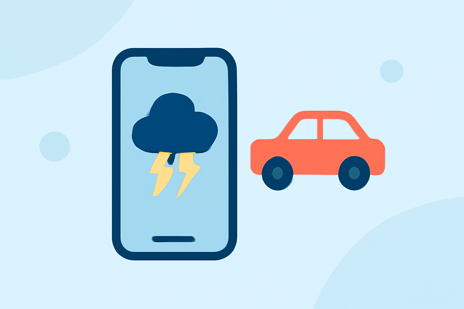 Which Weather App Should I Install for Lightning Tracking for Drivers?